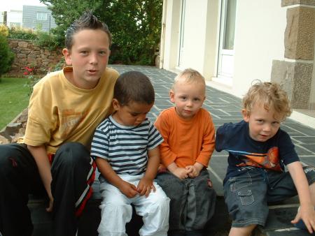Avec les cousins